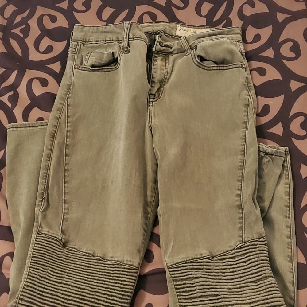 Pistola 30x28 Olive Green Pant